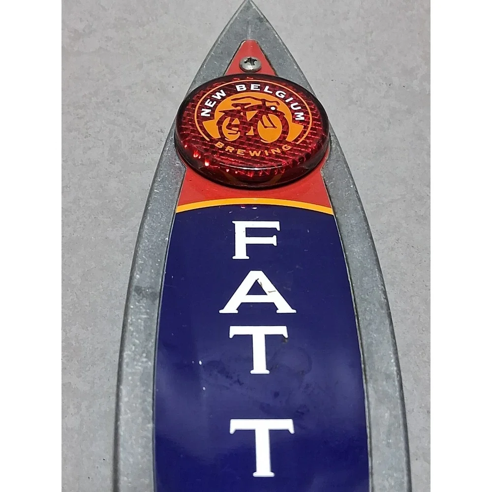 New Belgium Brewing Co. Fat Tire Ale Beer Tap Hand Tap Handle Bar LARGE 11